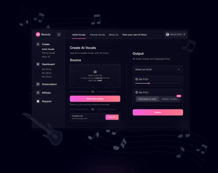 Musicfy Review: Harmonizing Music AI